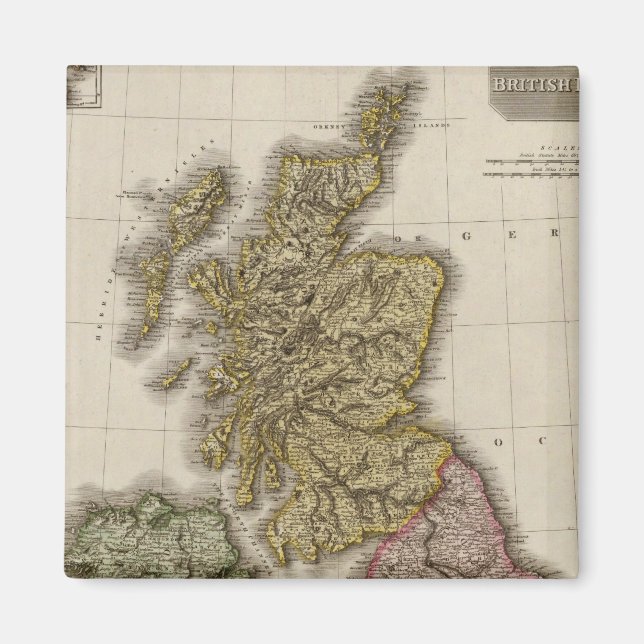 Aimant Îles britanniques 7 (Devant)