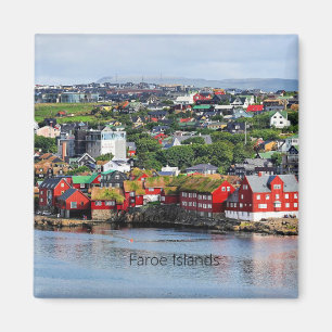 Aimant Îles Féroé, vue panoramique sur Torshavn