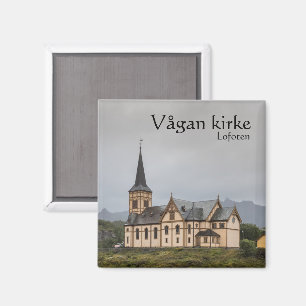 Aimant Îles Lofoten Norvège Église de Vagan