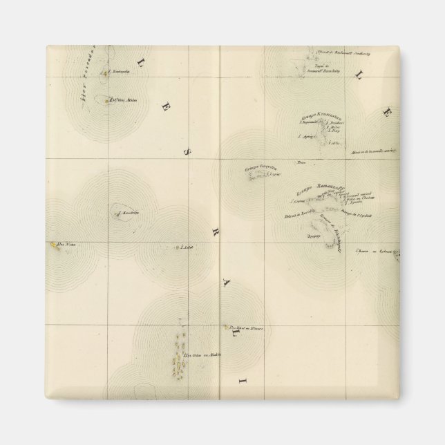 Aimant Îles Marshall Océanie no 10 (Devant)