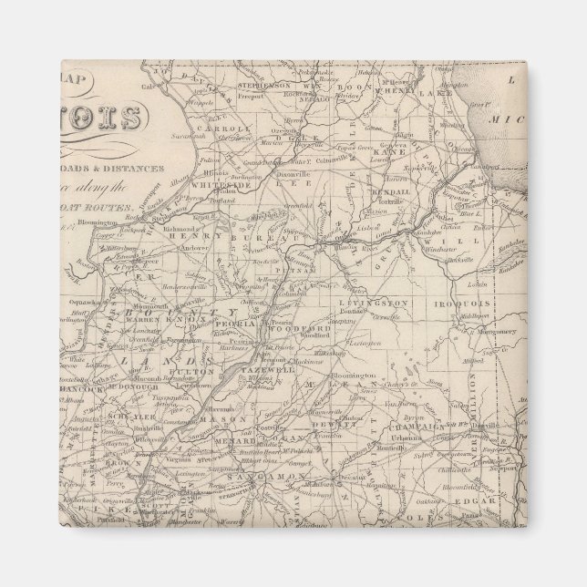 Aimant Illinois 12 (Devant)