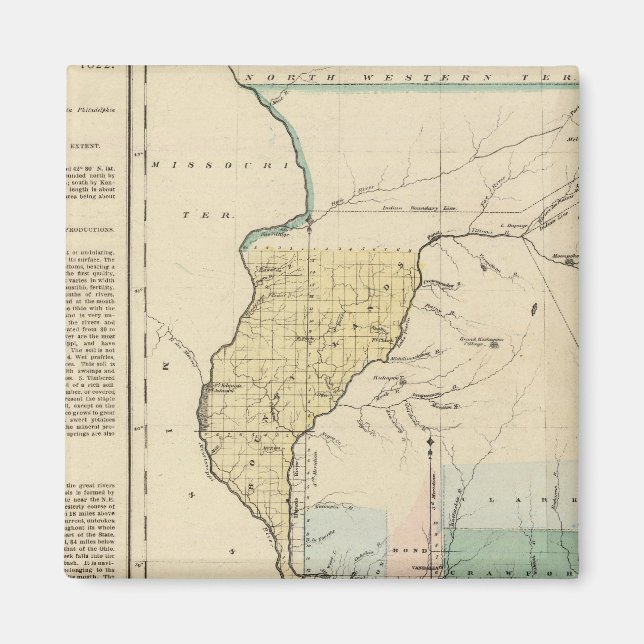 Aimant Illinois en 1822 (Devant)