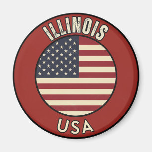 Aimant Illinois États-Unis d'Amérique