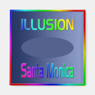 Aimant "ILLUSION Père Noël Monica" Magnet!