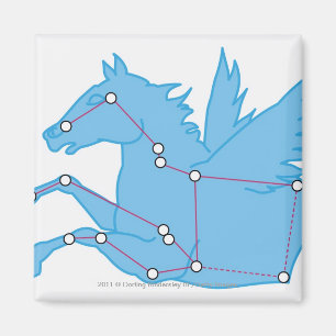 Aimant Illustration de constellation de Pegasus
