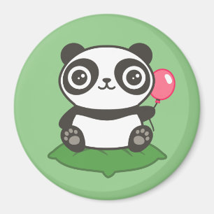 Aimant Illustration de Cute Panda