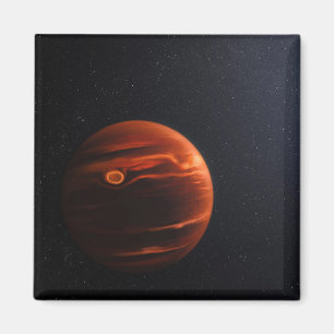 Aimant Illustration De Exoplanet Vhs 1256 B Et Ses Étoile