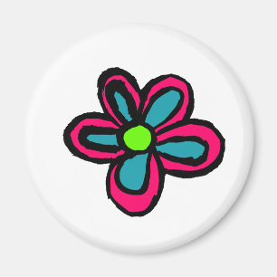 Aimant Illustration de fleurs
