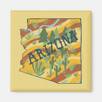 Illustration de la carte d'état de l'Arizona