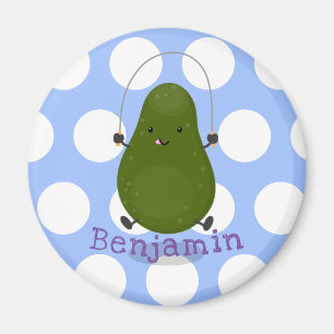 Aimant Illustration de la corde à sauter à l'avocat migno