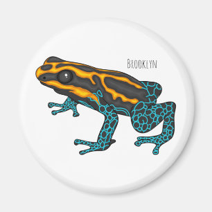 Aimant Illustration de la grenouille à fléchettes de pois