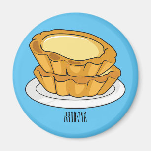 Aimant Illustration de la tarte à l'oeuf