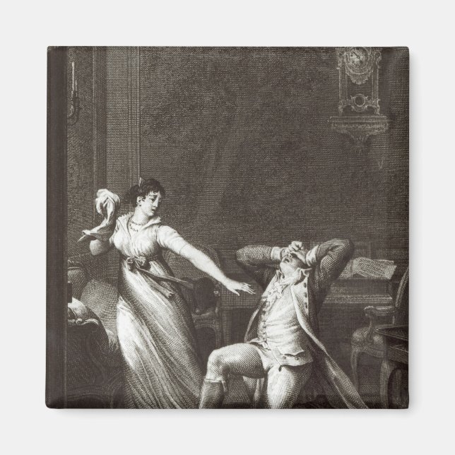 Aimant Illustration de 'The Sorrows of Werther' (Devant)