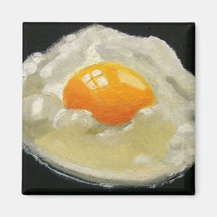 AIMANT ILLUSTRATION D'OEUF AU PLAT