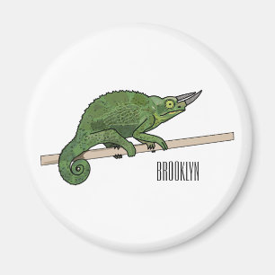 Aimant Illustration du caméléon de Jackson