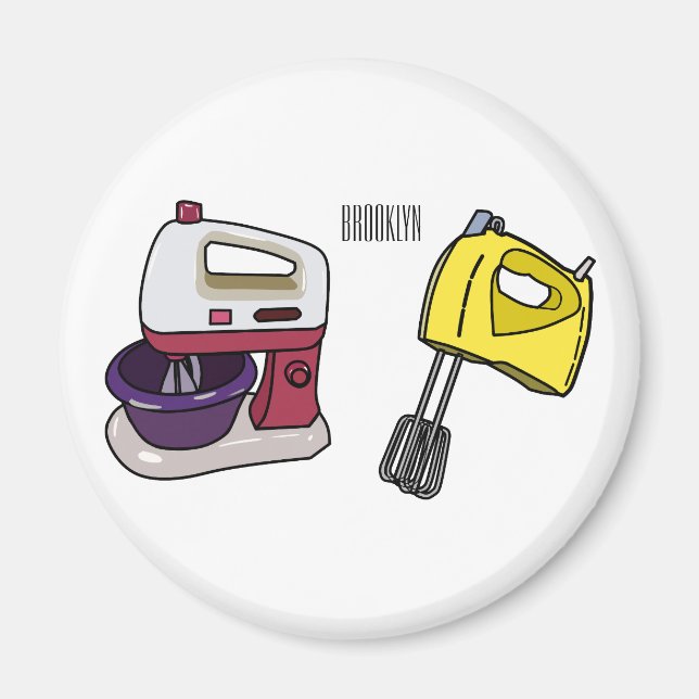 Aimant Illustration du mixer (Devant)