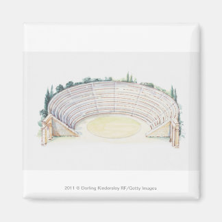 Aimant Illustration d'un amphithéâtre romain