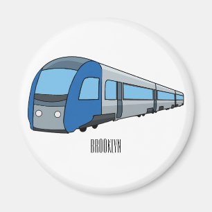 Aimant Illustration d'un train électrique