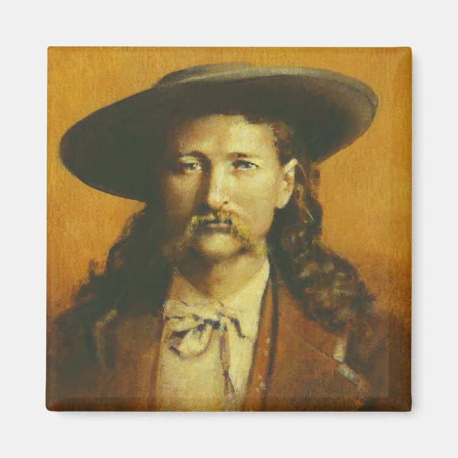 Aimant Illustration Wild Bill Hickok (Devant)