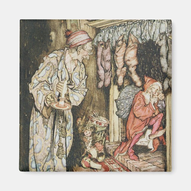 Aimant Illustrations de Noël (Devant)