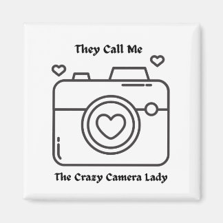 Aimant Ils m'appellent la dame de la caméra folle