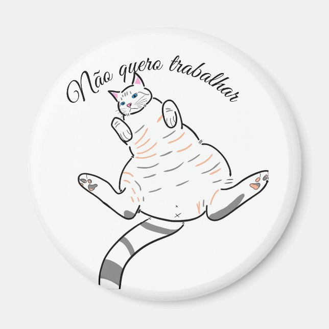 Aimant Imã de gato, frases (Devant)