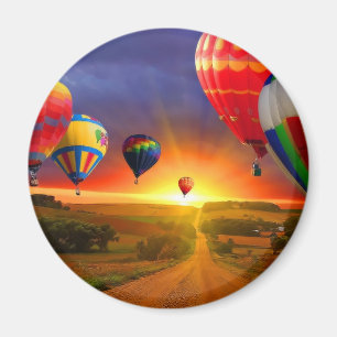 Aimant image chaude de ballon à air