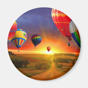 Aimant image chaude de ballon à air