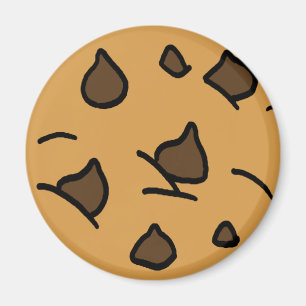 Aimant Image de dessin animé de biscuit au chocolat pour