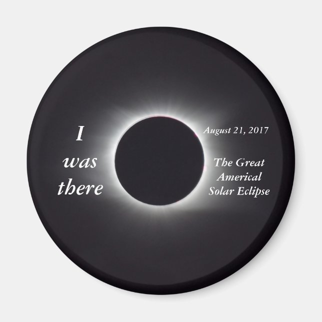Aimant Image d'éclipse solaire 2017 (Devant)