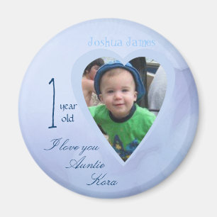 Aimant image d'enfant je t'aime