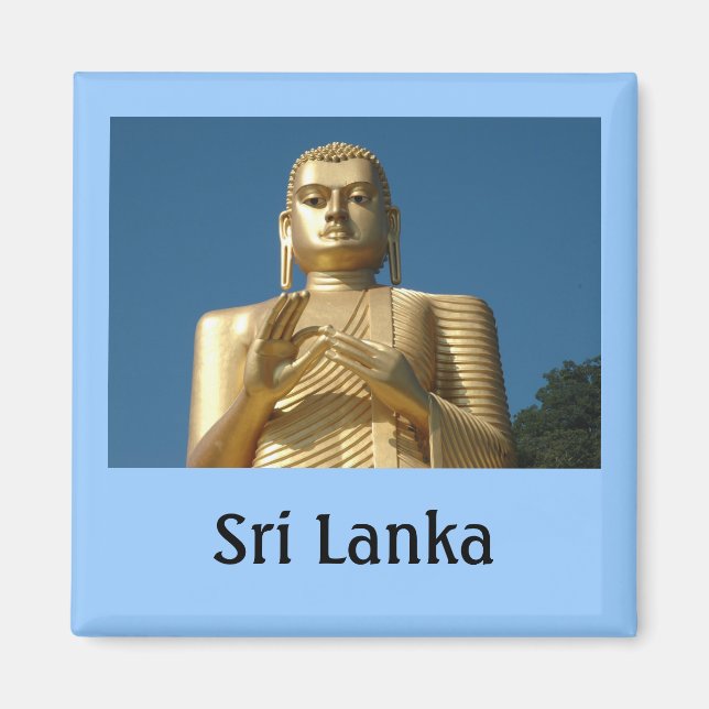 Aimant Image du Bouddha d'or (Devant)