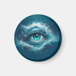 Aimant Image Fantastique - Vieilles Yeux Bleus