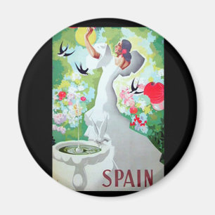 Aimant Image vintage d'Espagne