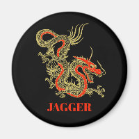 Imaginaire rouge noir Dragon chinois