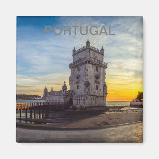 Aimant imán de la Torre Belem en Portugal