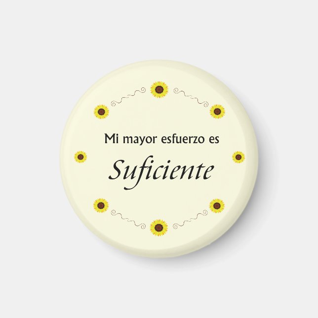 Aimant Imán para friador con girasoles (Devant)