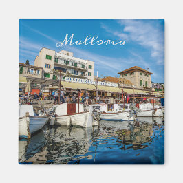 Aimant imán puerto de Soller en Mallorca, Majorca