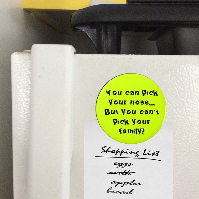 Aimant Impossible de choisir votre famille (Créateur téléchargé)