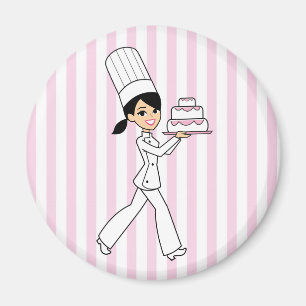 Aimant Impression de chef fille