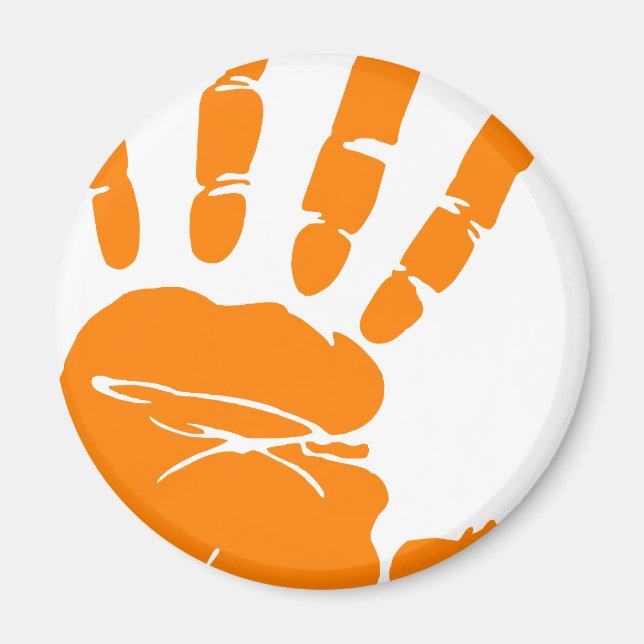 Aimant Impression de la main (Devant)