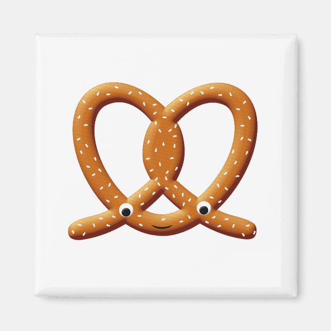 Aimant Imprimantes de dessin Cute Pretzel (Devant)