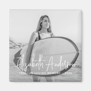 Aimant In Love Memory Funérailles commémoratives Photo mo