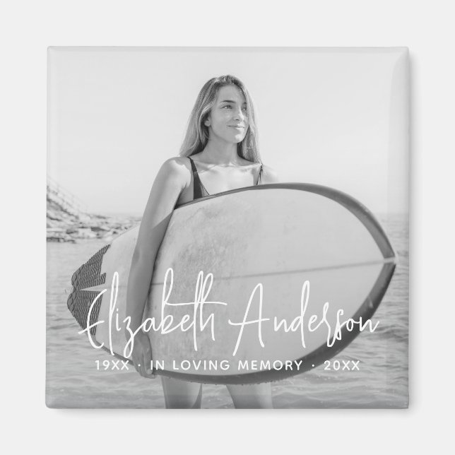 Aimant In Love Memory Funérailles commémoratives Photo mo (Devant)