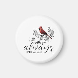 Aimant In Loving Memory: Red Cardinal Memorial