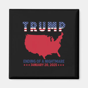 Aimant Inauguration 2025 Trump Élections Fin D'une Nuit S