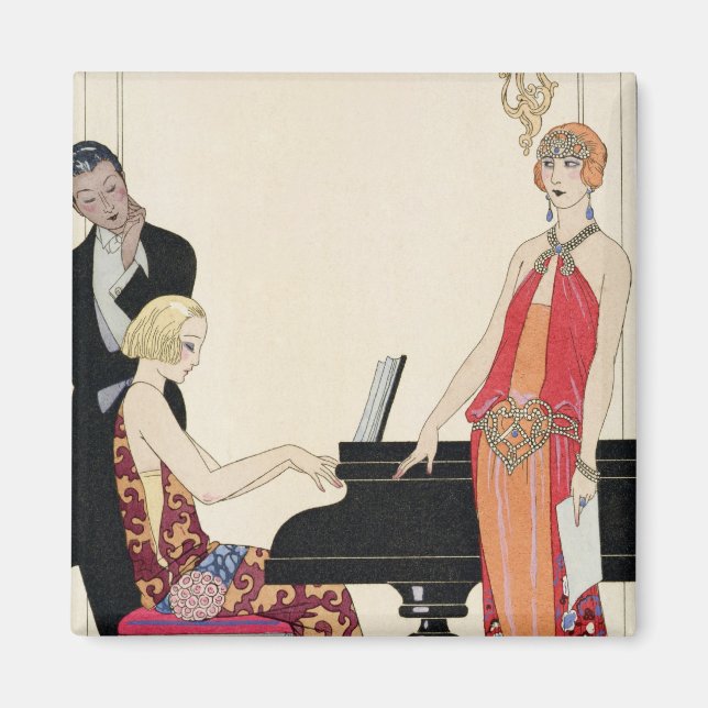 Aimant Incantation, illustration pour 'Gazette du Bon Ton (Devant)