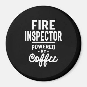 Aimant Incendie Inspecteur Titre du travail Cadeau