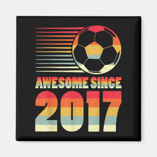Aimant Incroyable depuis 2017 Cadeaux de football vintage