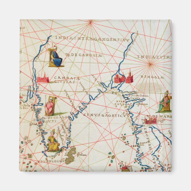 Aimant Inde et Malaisie (Devant)